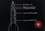 Standbild V-2 Rakete Diagramme Peenemunde Deutschland, 1940, aus Sekunde 28 historischem Filmmaterial Videoclip 65675030683