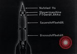 Standbild V-2 Rakete Diagramme Peenemunde Deutschland, 1940, aus Sekunde 31 historischem Filmmaterial Videoclip 65675030683
