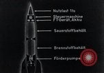 Standbild V-2 Rakete Diagramme Peenemunde Deutschland, 1940, aus Sekunde 33 historischem Filmmaterial Videoclip 65675030683