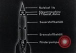 Standbild V-2 Rakete Diagramme Peenemunde Deutschland, 1940, aus Sekunde 35 historischem Filmmaterial Videoclip 65675030683