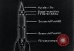 Standbild V-2 Rakete Diagramme Peenemunde Deutschland, 1940, aus Sekunde 36 historischem Filmmaterial Videoclip 65675030683