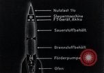 Standbild V-2 Rakete Diagramme Peenemunde Deutschland, 1940, aus Sekunde 39 historischem Filmmaterial Videoclip 65675030683