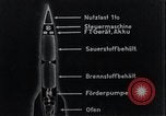 Standbild V-2 Rakete Diagramme Peenemunde Deutschland, 1940, aus Sekunde 41 historischem Filmmaterial Videoclip 65675030683