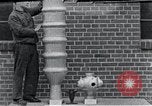 Standbild V-2 Rakete Gasbrenner Kummersdorf Deutschland, 1940, aus Sekunde 28 historischem Filmmaterial Videoclip 65675030685