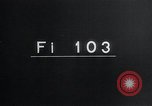 Standbild FI103 fliegende Bombe V-1 Peenemunde Deutschland, 1942, aus Sekunde 8 historischem Filmmaterial Videoclip 65675030689