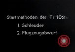 Image of Fi103 flying bomb V-1 launch ramp Peenemunde Germany, 1942, second 1 stock footage video 65675030690