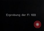 Immagine di Fi103 V-1 battenti bomba rilascio dell'antenna Peenemunde Germania, 1942, secondo 4 filmato di repertorio 65675030692