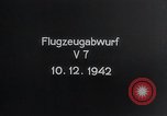Immagine di Fi103 V-1 battenti bomba rilascio dell'antenna Peenemunde Germania, 1942, secondo 7 filmato di repertorio 65675030692