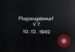 Immagine di Fi103 V-1 battenti bomba rilascio dell'antenna Peenemunde Germania, 1942, secondo 11 filmato di repertorio 65675030692