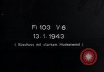 Image Fi103 bombe volante Peenemunde Allemagne, 1943, de la seconde 1 séquences d'archives historiques vidéo 65675030695