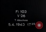 Immagine di Fi103 battenti bomba V-1 il test Peenemunde Germania, 1943, secondo 7 filmato di repertorio 65675030699