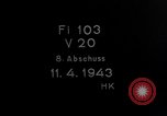 Immagine di Fi103 battenti prova di bomba V-1 Peenemunde Germania, 1943, secondo 6 filmato di repertorio 65675030700