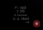 Immagine di Fi103 battenti prova di bomba V-1 Peenemunde Germania, 1943, secondo 8 filmato di repertorio 65675030700