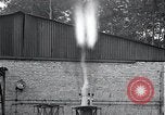 Image of Inverted German rocket engine test Germany, 1942, second 32 stock footage video 65675030732