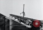 Image of V-1 charger and rocket mount and launch Germany, 1942, second 55 stock footage video 65675030733