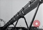 Image of V-1 charger and rocket mount and launch Germany, 1942, second 60 stock footage video 65675030733