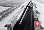 Image of V-1 rocket launcher on rollers Germany, 1943, second 7 stock footage video 65675030734