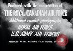 Standbild KB-700 Lancaster Bomber Malton Ontario Kanada, 1943, aus Sekunde 35 historischem Filmmaterial Videoclip 65675030748