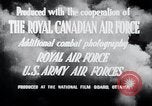 Standbild KB-700 Lancaster Bomber Malton Ontario Kanada, 1943, aus Sekunde 36 historischem Filmmaterial Videoclip 65675030748