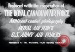 Standbild KB-700 Lancaster Bomber Malton Ontario Kanada, 1943, aus Sekunde 37 historischem Filmmaterial Videoclip 65675030748