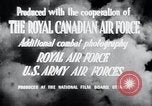 Standbild KB-700 Lancaster Bomber Malton Ontario Kanada, 1943, aus Sekunde 40 historischem Filmmaterial Videoclip 65675030748