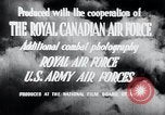 Standbild KB-700 Lancaster Bomber Malton Ontario Kanada, 1943, aus Sekunde 44 historischem Filmmaterial Videoclip 65675030748