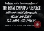 Standbild KB-700 Lancaster Bomber Malton Ontario Kanada, 1943, aus Sekunde 45 historischem Filmmaterial Videoclip 65675030748