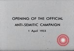 Standbild Joseph Goebbels anti-jüdische Rede Berlin Deutschland, 1933, aus Sekunde 7 historischem Filmmaterial Videoclip 65675030758