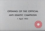 Standbild Joseph Goebbels anti-jüdische Rede Berlin Deutschland, 1933, aus Sekunde 9 historischem Filmmaterial Videoclip 65675030758