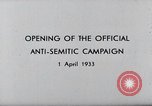 Standbild Joseph Goebbels anti-jüdische Rede Berlin Deutschland, 1933, aus Sekunde 10 historischem Filmmaterial Videoclip 65675030758