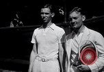 Immagine di Vigne sconfigge Lott in uomini singoli Tennis Championship match Forest Hills New York USA, 1931, secondo 12 filmato di repertorio 65675030764