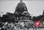 Immagine di Signore Vishnu carro processione Il Puri India, 1931, secondo 33 filmato di repertorio 65675030765