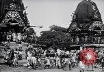 Immagine di Signore Vishnu carro processione Il Puri India, 1931, secondo 35 filmato di repertorio 65675030765