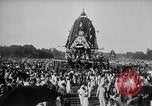 Immagine di Signore Vishnu carro processione Il Puri India, 1931, secondo 41 filmato di repertorio 65675030765