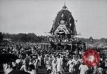 Immagine di Signore Vishnu carro processione Il Puri India, 1931, secondo 46 filmato di repertorio 65675030765