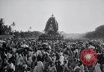 Immagine di Signore Vishnu carro processione Il Puri India, 1931, secondo 55 filmato di repertorio 65675030765