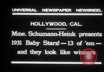 Immagine di Madame Schumann-Heink Hollywood Los Angeles California USA, 1931, secondo 4 filmato di repertorio 65675030766