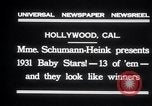 Immagine di Madame Schumann-Heink Hollywood Los Angeles California USA, 1931, secondo 6 filmato di repertorio 65675030766