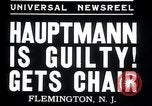 Standbild Bruno Richard Hauptmann Flemington New Jersey USA, 1935, aus Sekunde 5 historischem Filmmaterial Videoclip 65675030772