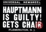 Standbild Bruno Richard Hauptmann Flemington New Jersey USA, 1935, aus Sekunde 6 historischem Filmmaterial Videoclip 65675030772