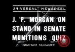 Standbild J Pierpont Morgan Washington DC USA, 1936, aus Sekunde 5 historischem Filmmaterial Videoclip 65675030773