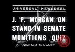 Standbild J Pierpont Morgan Washington DC USA, 1936, aus Sekunde 6 historischem Filmmaterial Videoclip 65675030773