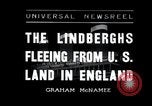 Immagine di Lindbergh giovane Liverpool England, 1936, secondo 1 filmato di repertorio 65675030776