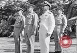Image of Major General Henry C Pratt receiving Distinguished Service Medal San Juan Puerto Rico, 1943, second 16 stock footage video 65675030840