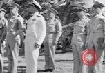 Image of Major General Henry C Pratt receiving Distinguished Service Medal San Juan Puerto Rico, 1943, second 19 stock footage video 65675030840
