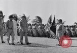 Image of Major General Henry C Pratt receiving Distinguished Service Medal San Juan Puerto Rico, 1943, second 20 stock footage video 65675030840