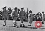Image of Major General Henry C Pratt receiving Distinguished Service Medal San Juan Puerto Rico, 1943, second 22 stock footage video 65675030840