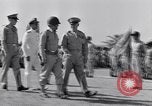 Image of Major General Henry C Pratt receiving Distinguished Service Medal San Juan Puerto Rico, 1943, second 24 stock footage video 65675030840