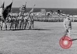 Image of Major General Henry C Pratt receiving Distinguished Service Medal San Juan Puerto Rico, 1943, second 35 stock footage video 65675030840