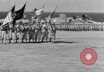 Image of Major General Henry C Pratt receiving Distinguished Service Medal San Juan Puerto Rico, 1943, second 36 stock footage video 65675030840